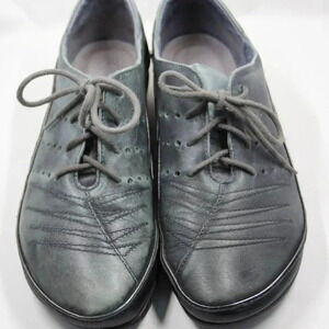 Naot Gray Leather Women's Shoes